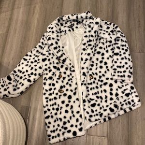 Dalmatian Fur Coat